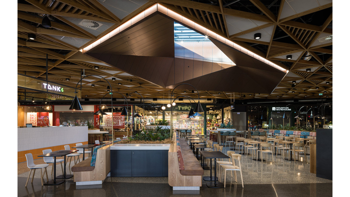 Manawa Bay Skylight over foodcourt