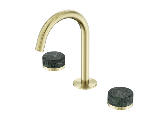 Serenity Basin Set Arc Spout With Verde Alpi Handle 
