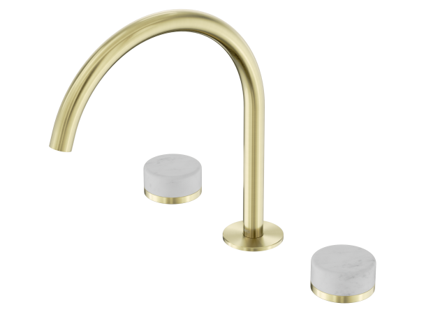 Serenity Bath/Kitchen Set Arc Spout With Carrara Handle