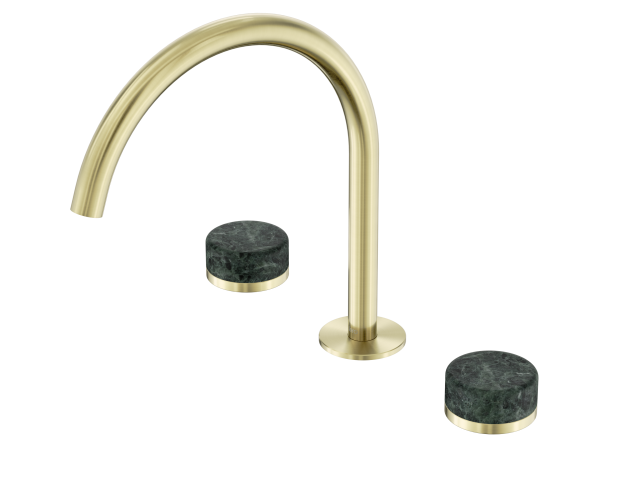 Serenity Bath/Kitchen Set Arc Spout With Verde Alpi Handle