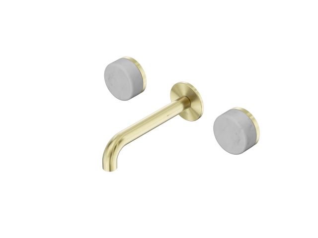 Serenity Wall Basin Set 160mm Spout With Carrara Handle