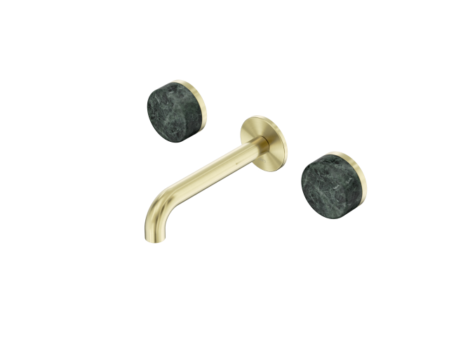 Serenity Wall Basin Set 160mm Spout With Verde Alpi Handle
