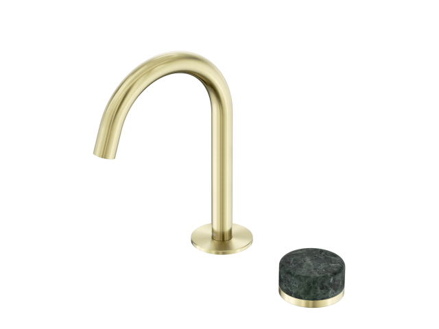 Serenity Progressive Basin Mixer Arc Spout With Verde Alpi Handle