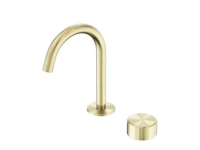 Serenity Progressive Basin Mixer Arc Spout With Metal Handle