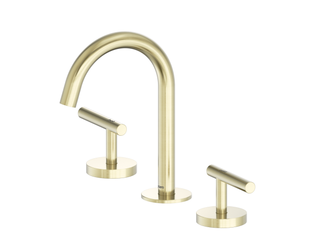 Mecca Lever Basin Set Arc Spout