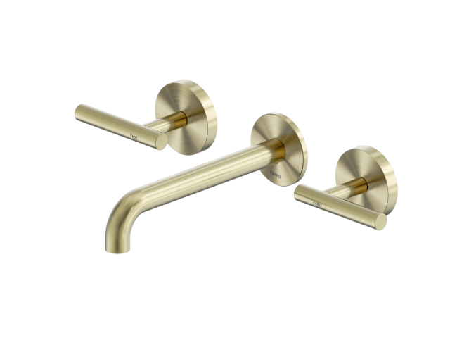 Mecca Lever Wall Basin/Bath Set 160 / 185 / 220mm Spout
