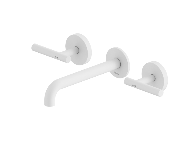 Mecca Lever Wall Basin/Bath Set