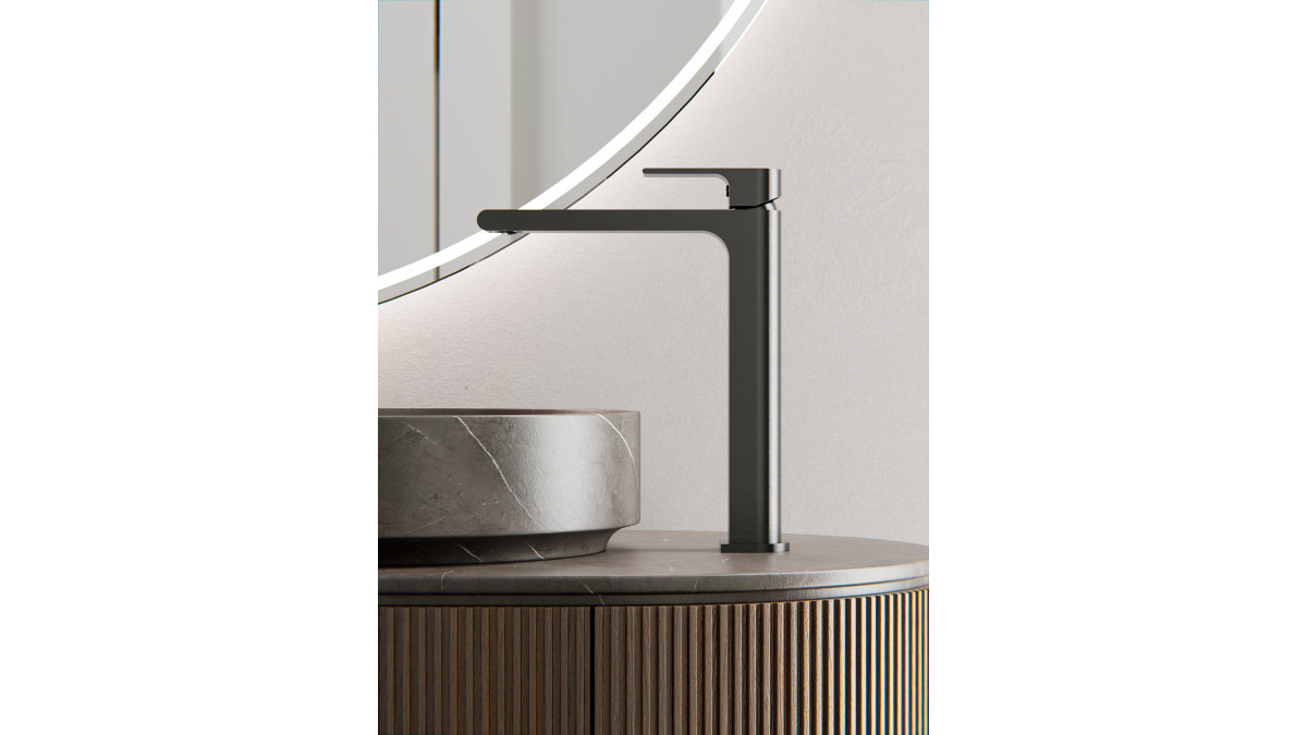 ed Bianca Tall Basin Gun Metal
