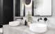 Dolce Wall Basin Mixer Matte Black