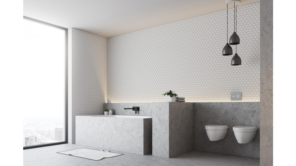 Ecco Wall Basin Mixer Matte Black