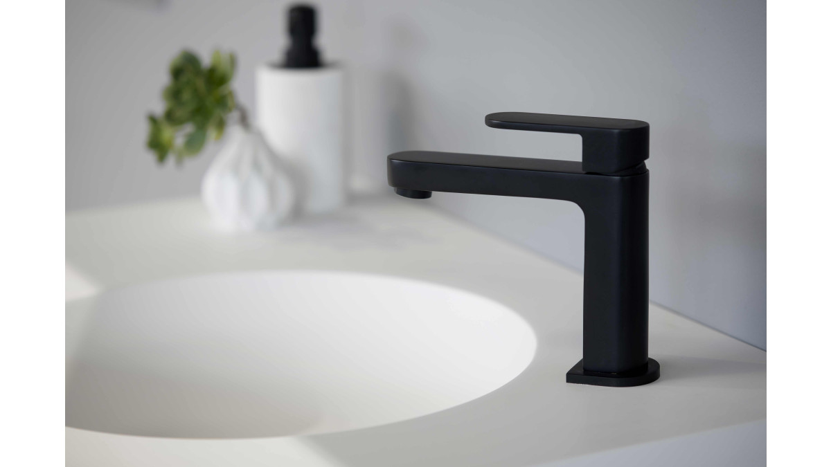 ed Ecco Basin Mixer Matte Black