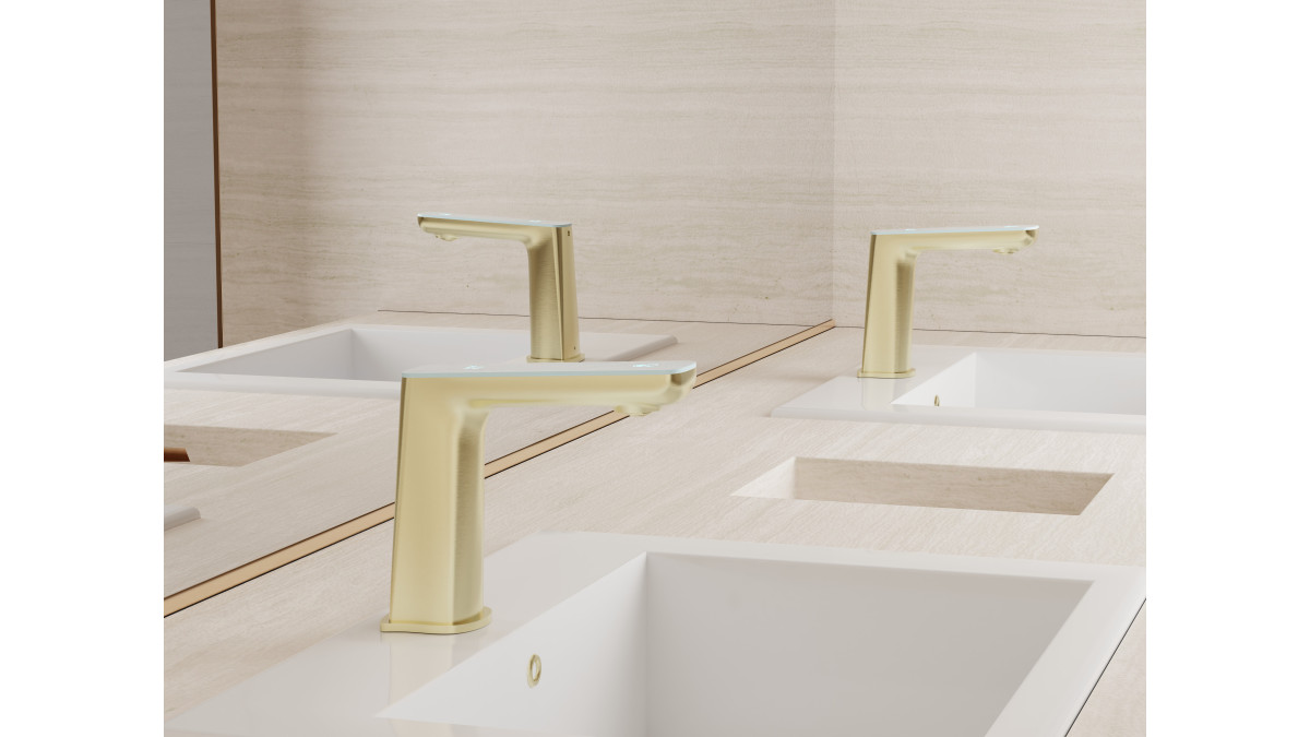 Claudia Sensor Mixer Brushed Gold(2)