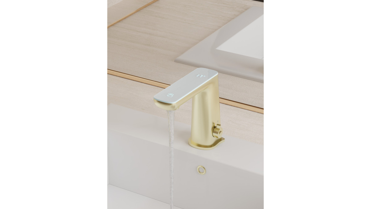 Claudia Sensor Mixer Brushed Gold(5)