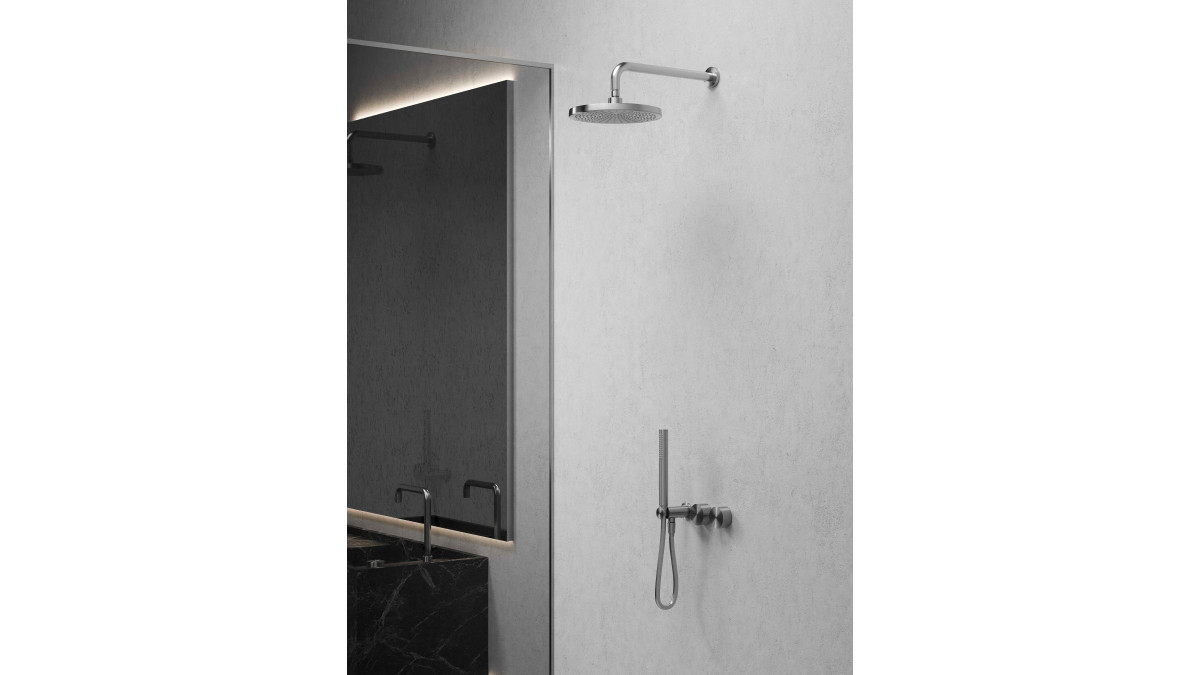 Kara Progressive Bathroom Brushed Nickel