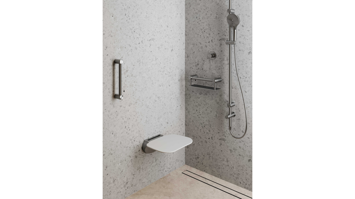 Mecca Care Bathroom Graphite