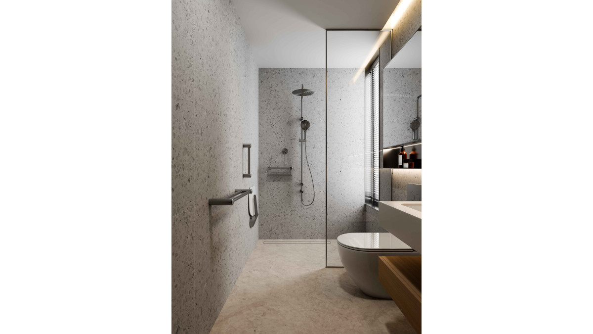 Mecca Care Bathroom Gun Metal