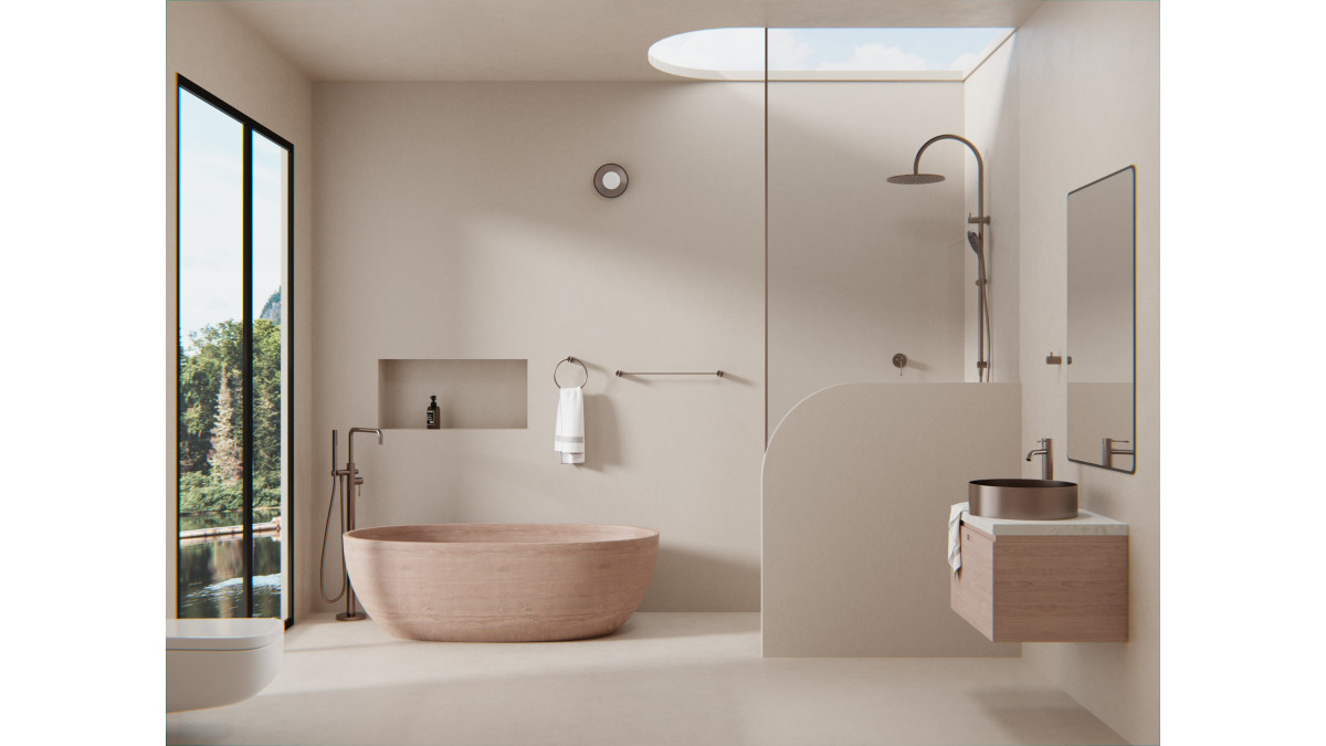 Opal Bathroom Brushed Bronze