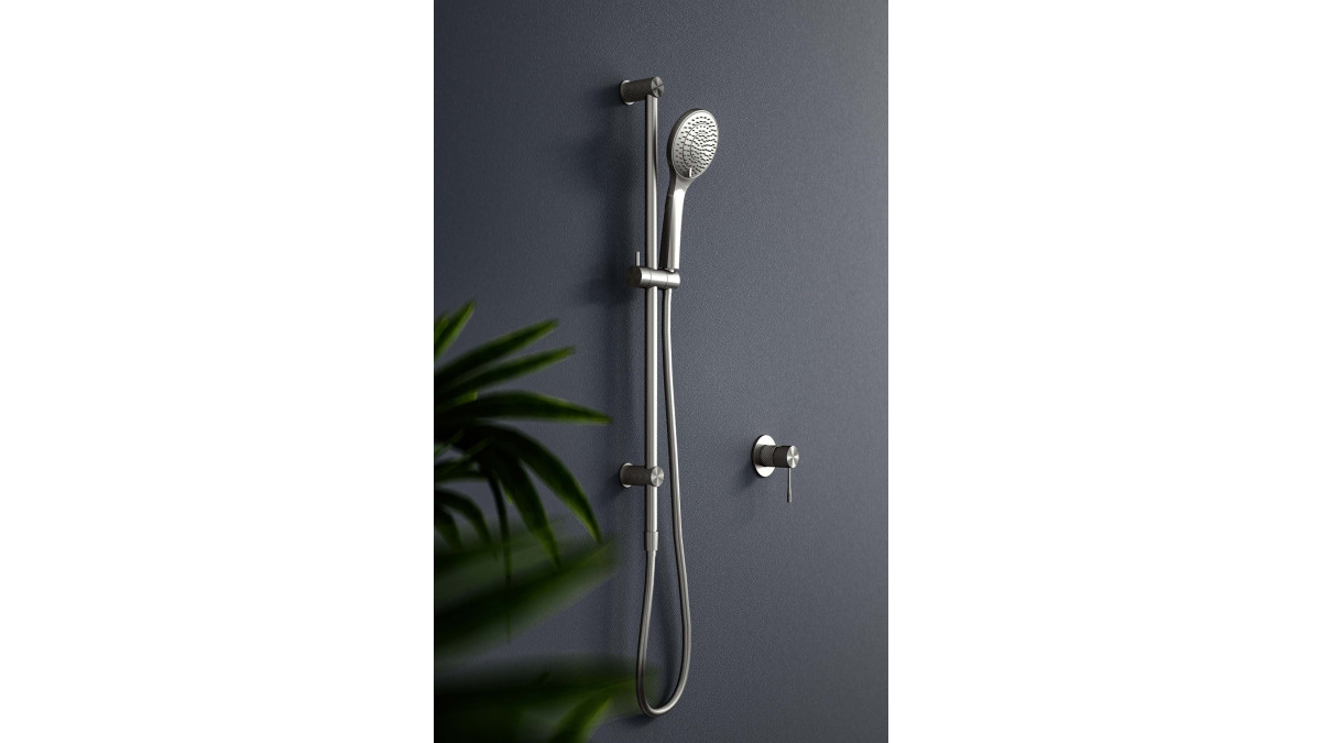 Opal Shower Rail With Air Shower BN