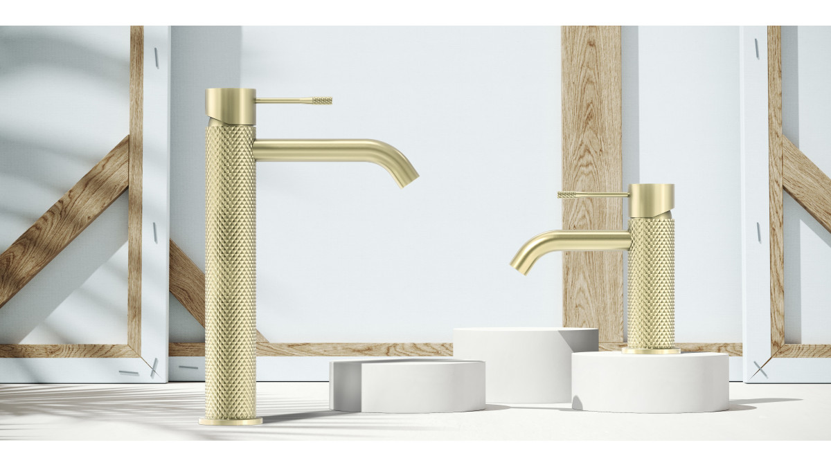 Opal Taps Brushed Gold