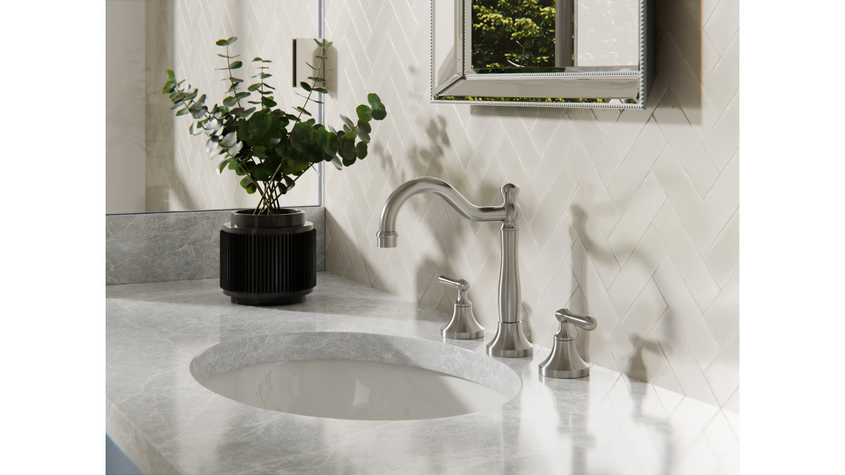 York 3 pcs Brushed Nickel