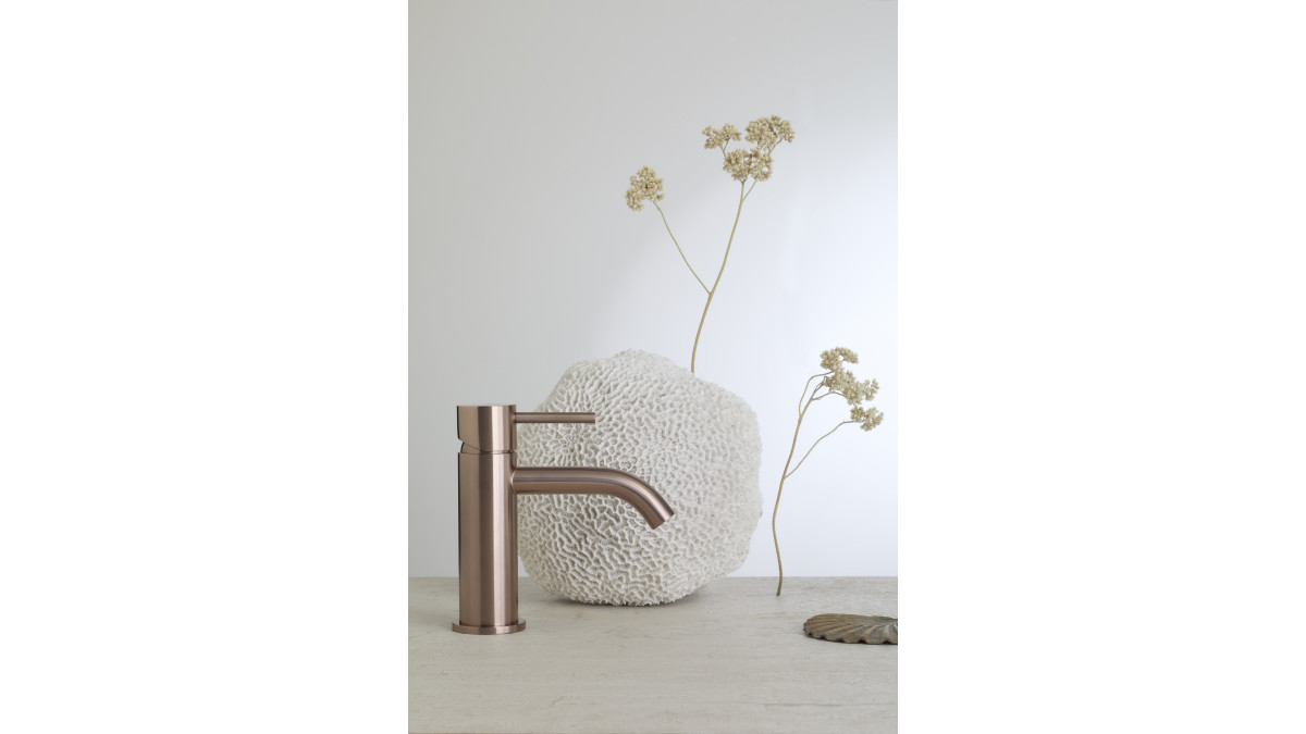 ZEN Basin Mixer Brushed Bronze