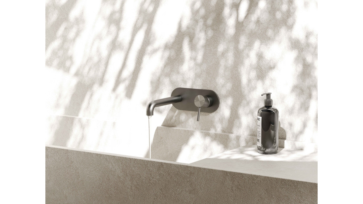 ZEN WALL BASIN MIXER Graphite.1