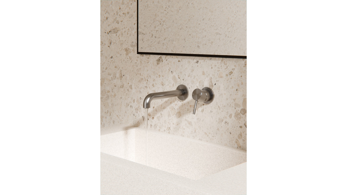 ZEN wall basin mixer GR