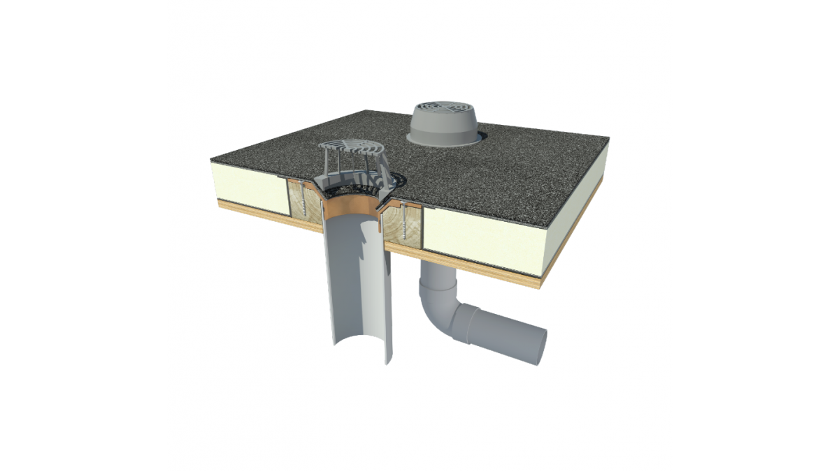 Roof Drainage Render