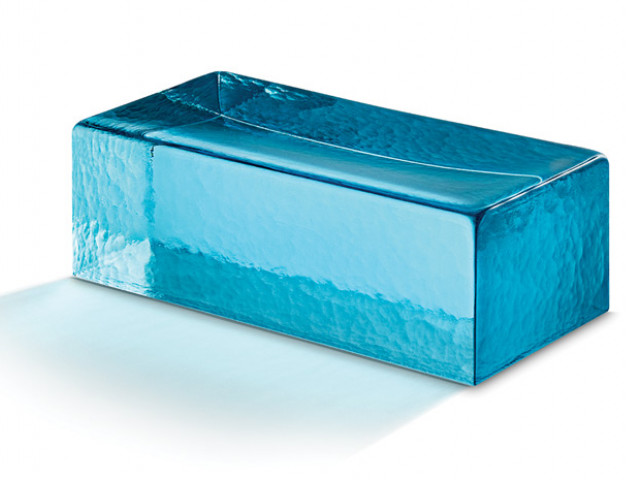 Aquamarine Venetian Glass Brick