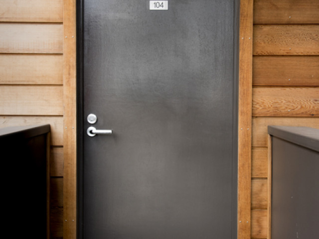 30 Minute Fire-rated Door — Exterior