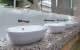 Prime Laminate Ambio Terrazzo Commercial Bathroom