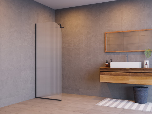 Crest Reeded Glass® Frameless Showers