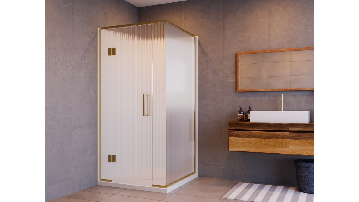 Reeded Shower Render Satin Brass R3   2022 11 03
