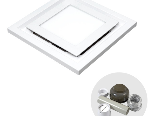 Amore AM500HL Quiet Bathroom Extraction System w/Light — Halo