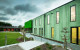 green coloured concrete walls exterior green panels Rotorua