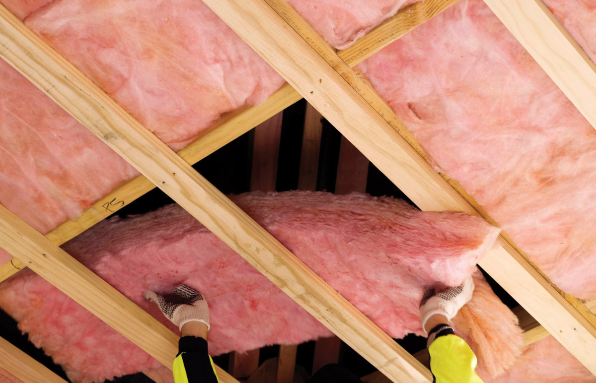 Pink online batts insulation