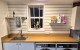 Plankwall Slatwall panels laundry storage