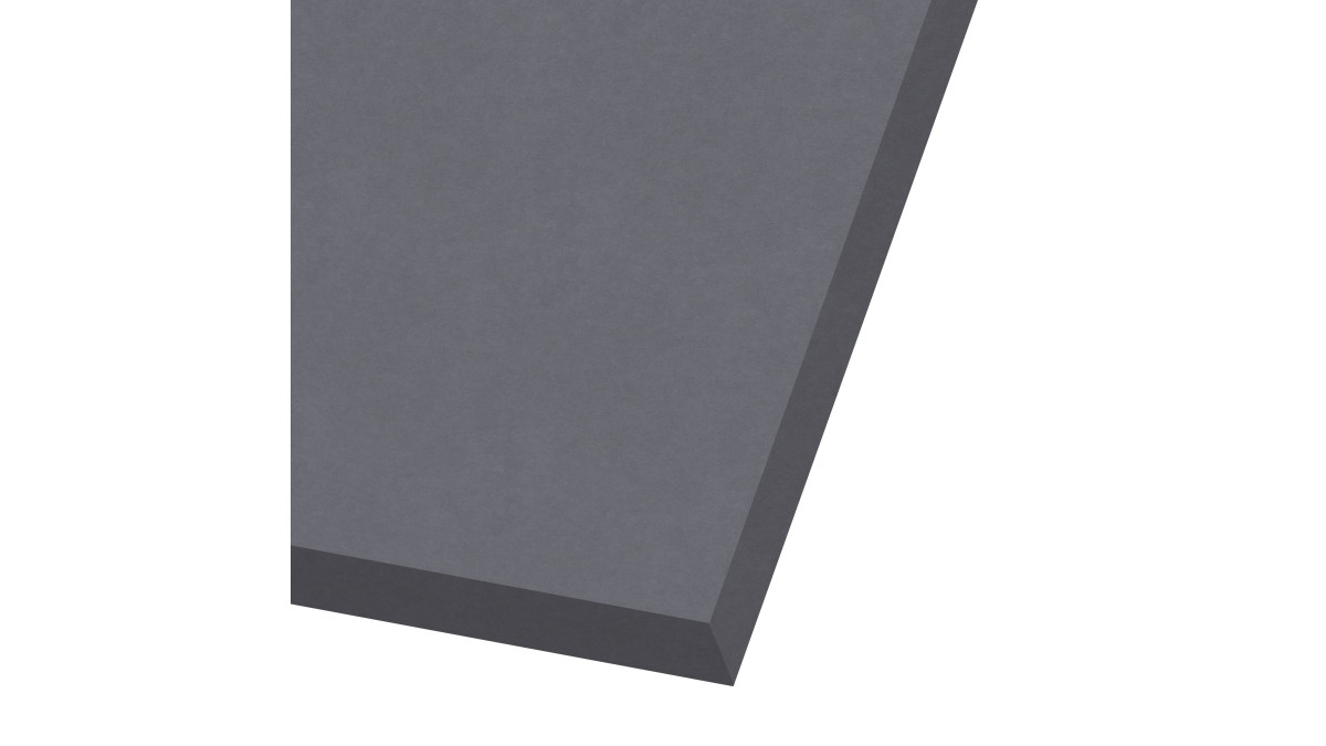Grey Colour Panel HR edge white