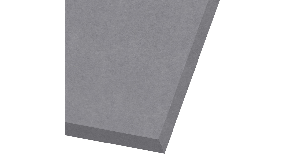 Light Grey Colour Panel HR edge white
