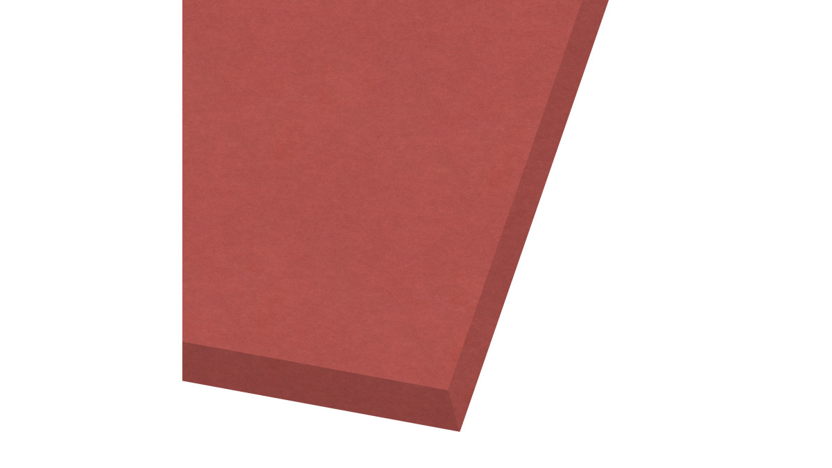 Red Colour Panel HR Edge white