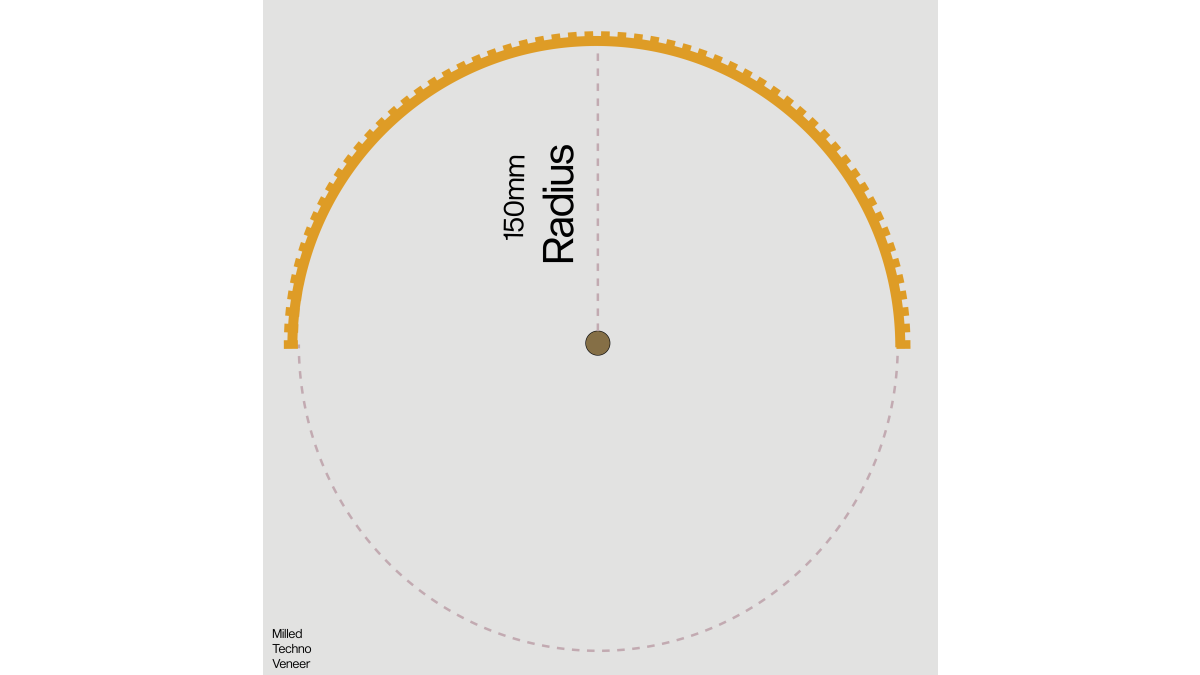 Techno Veneer Radius 01 Milled
