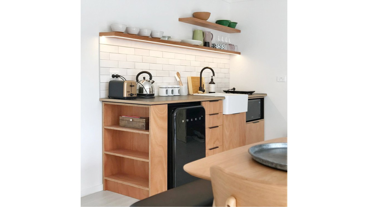 gaboon plywood kitchenette motide