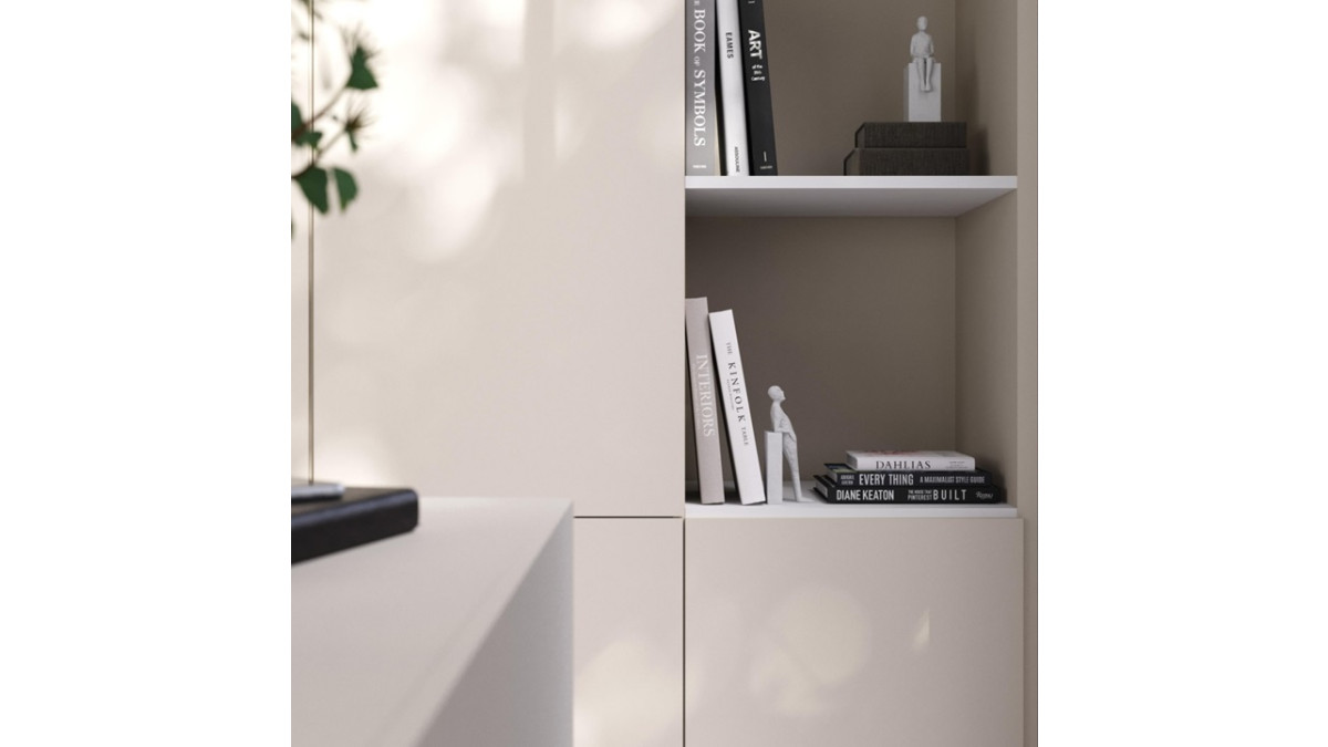 Storm Grey Bookcase