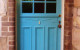 Porters aqua gloss door in blue