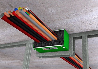 Bossfire Fyrebox Multi Service Cable and Pipe Transit