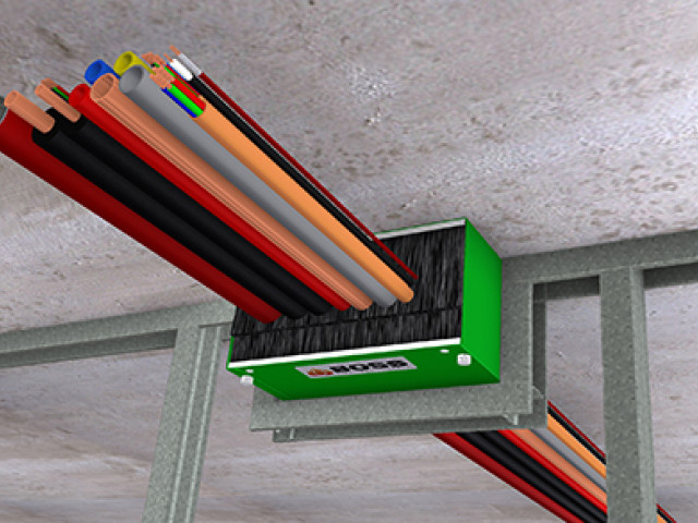 Bossfire Fyrebox Multi Service Cable and Pipe Transit