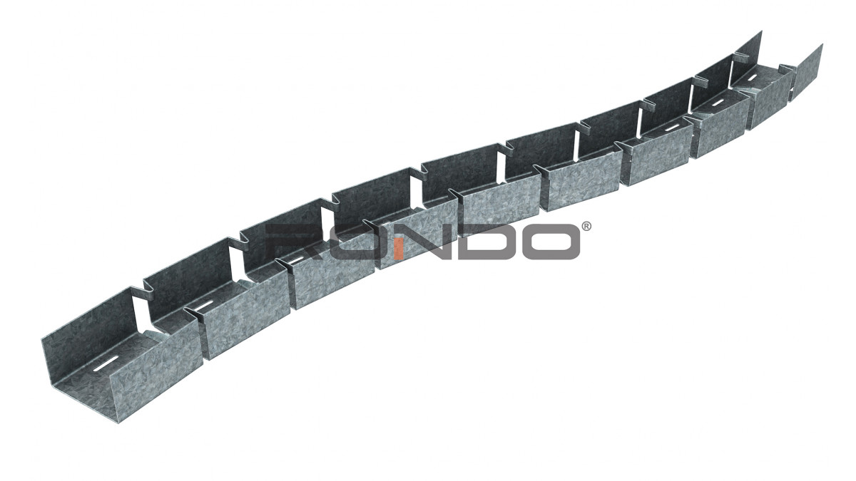 Steel Wall Deflection Head Flexible Track Curved Walls