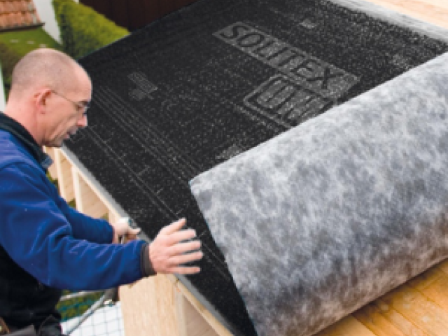SOLITEX UM CONNECT Roof Underlay with 8mm Drainage Mesh