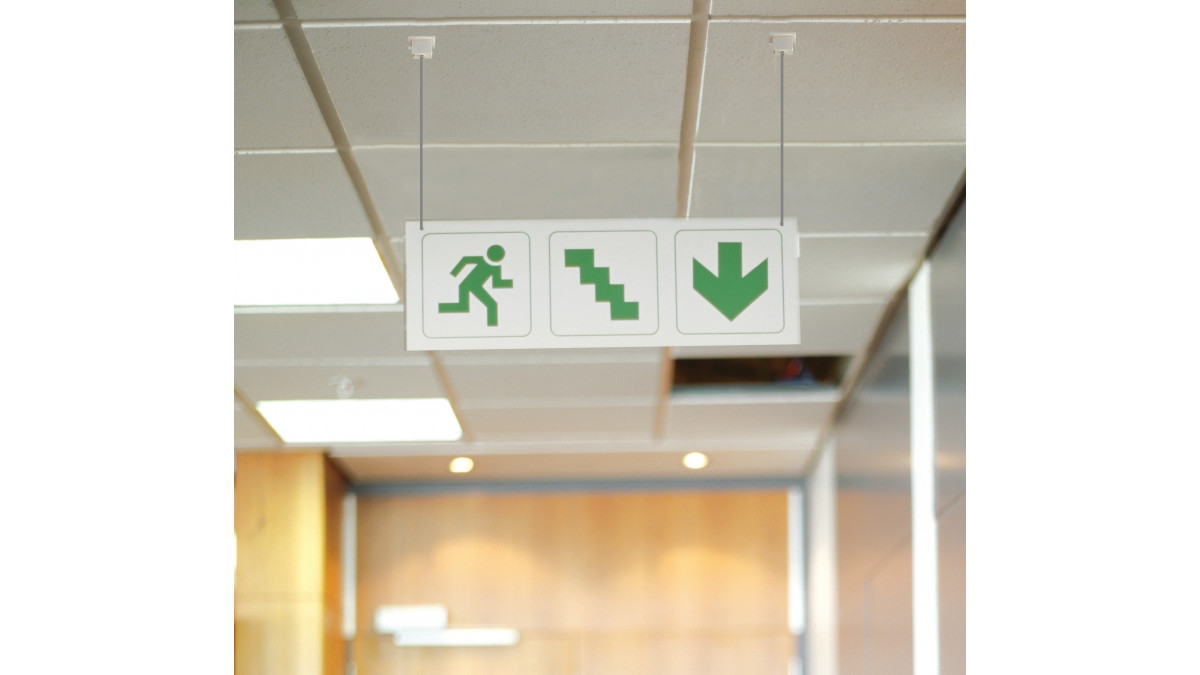 PVC Exit Sign