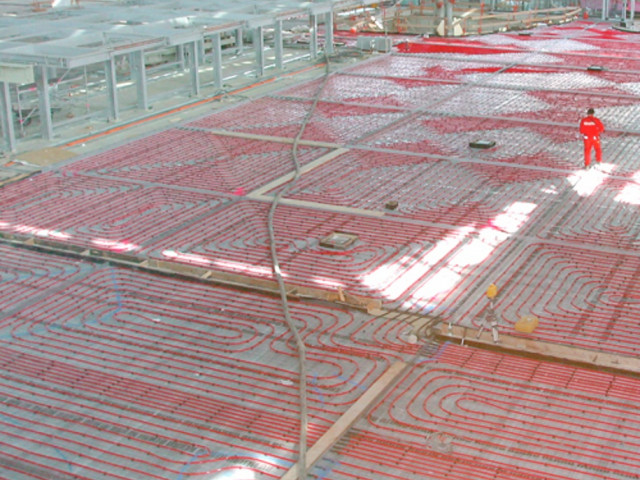 Underfloor heating - In-Slab System